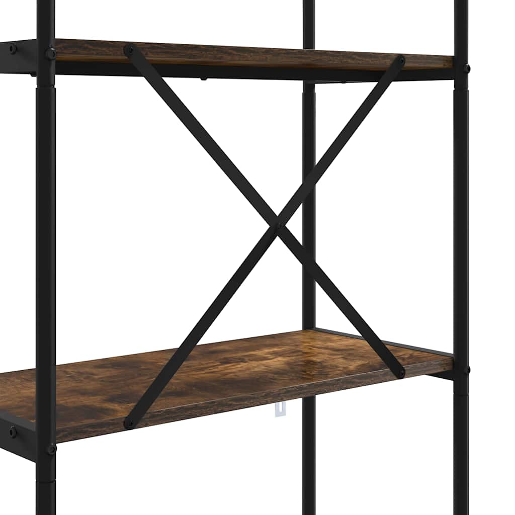 Polica Dimljeni hrast 80 x 30 x 146 cm Konstruirano drvo