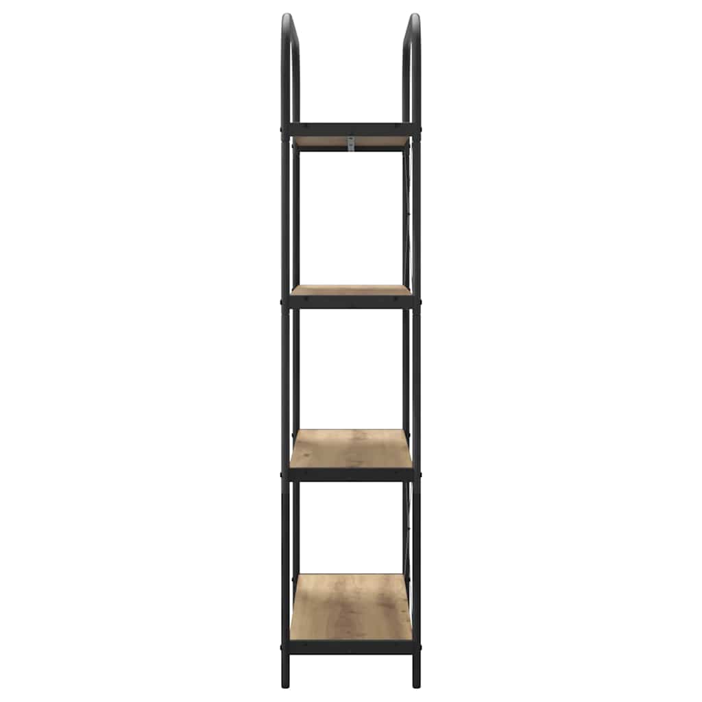 Polica 4 razina 80 x 30 x 146 cm Konstruirano drvo