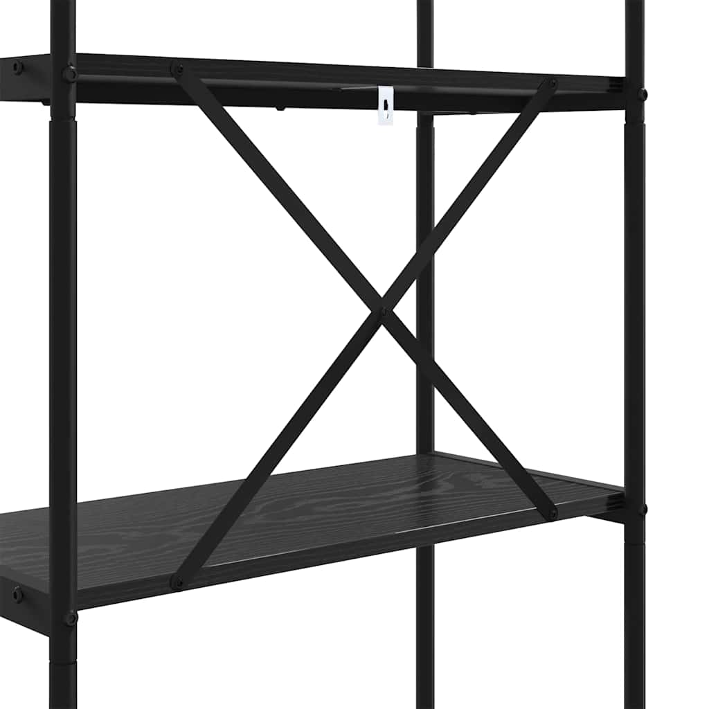 Polica Crni hrast 80 x 30 x 109 cm Konstruirano drvo