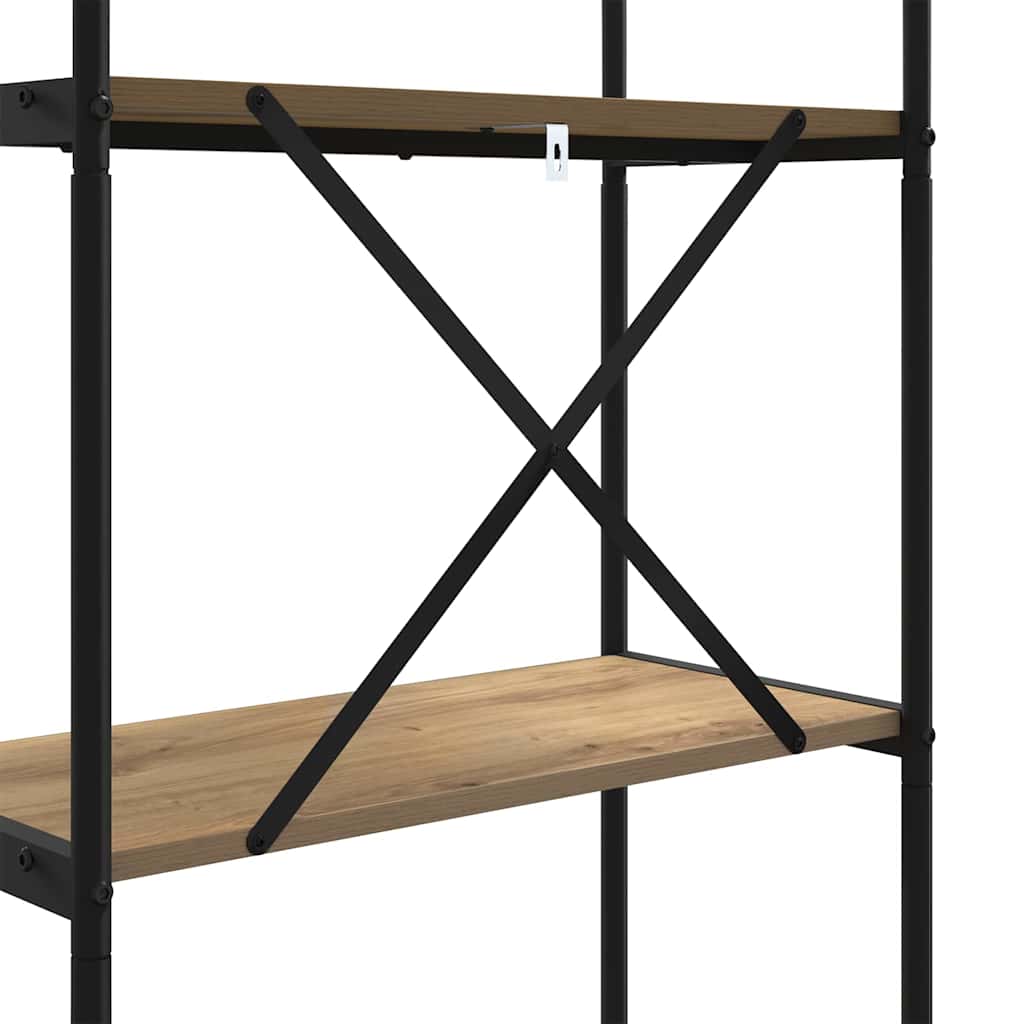 Polica Umjetnički hrast 80 x 30 x 109 cm Konstruirano drvo