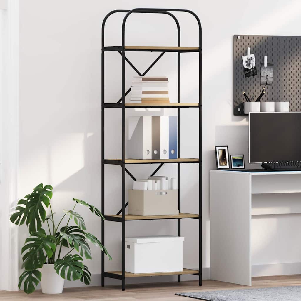 Polica Sonoma hrast 60 x 30 x 183 cm Konstruirano drvo