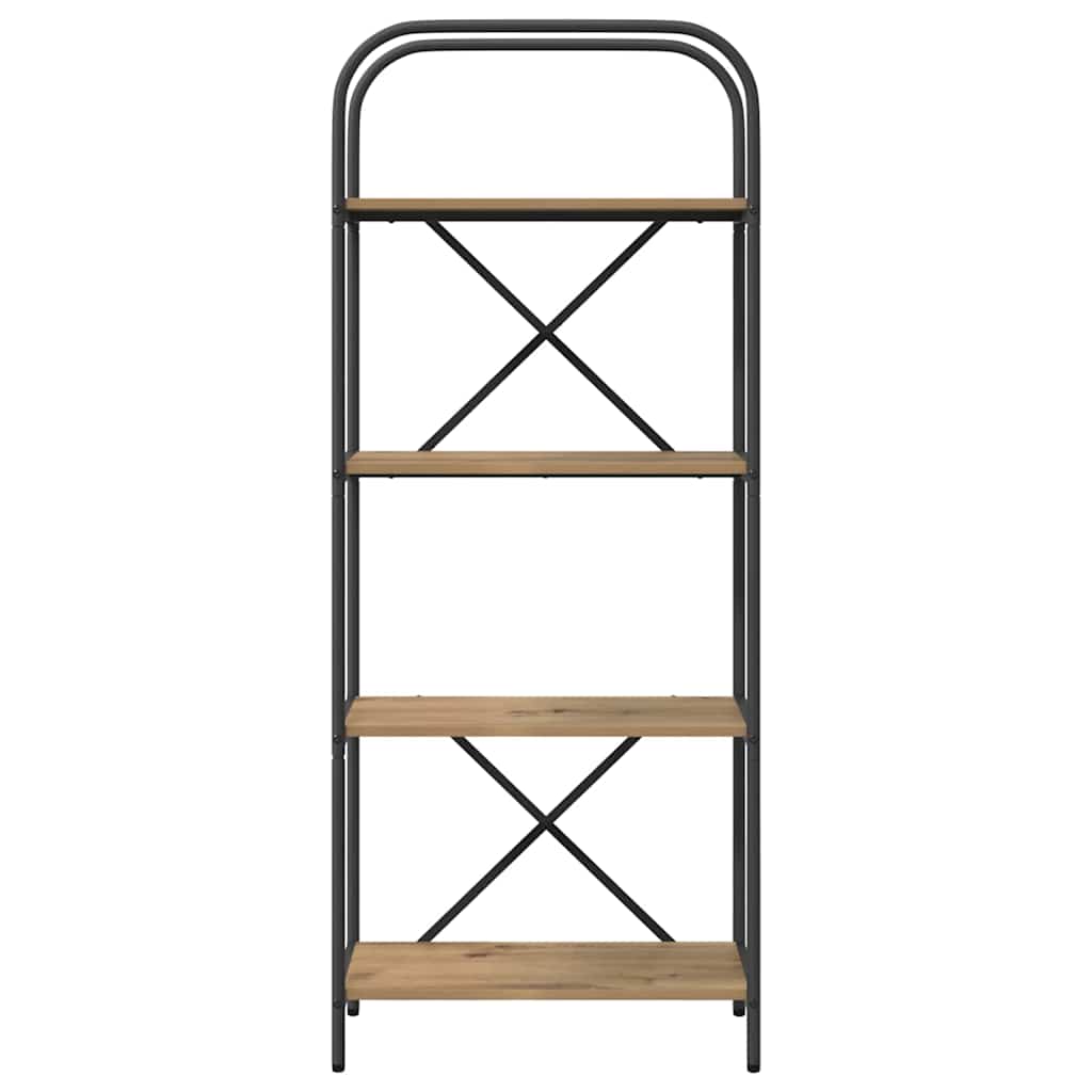 Polica 4 razina 60 x 30 x 146 cm Konstruirano drvo