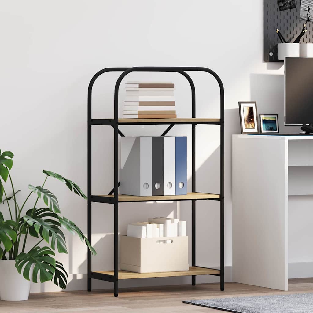Polica Sonoma hrast 60 x 30 x 109 cm Konstruirano drvo