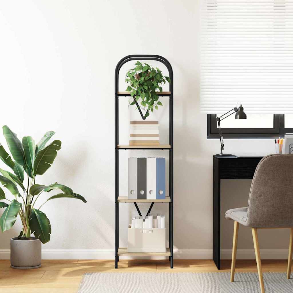 Polica Sonoma hrast 40 x 30 x 146 cm Konstruirano drvo