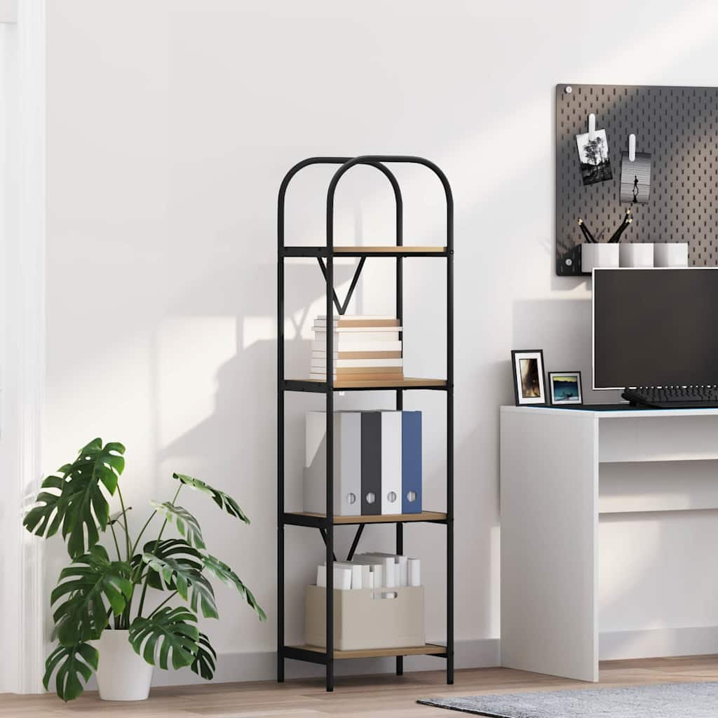 Polica 4 razina 40 x 30 x 146 cm Konstruirano drvo