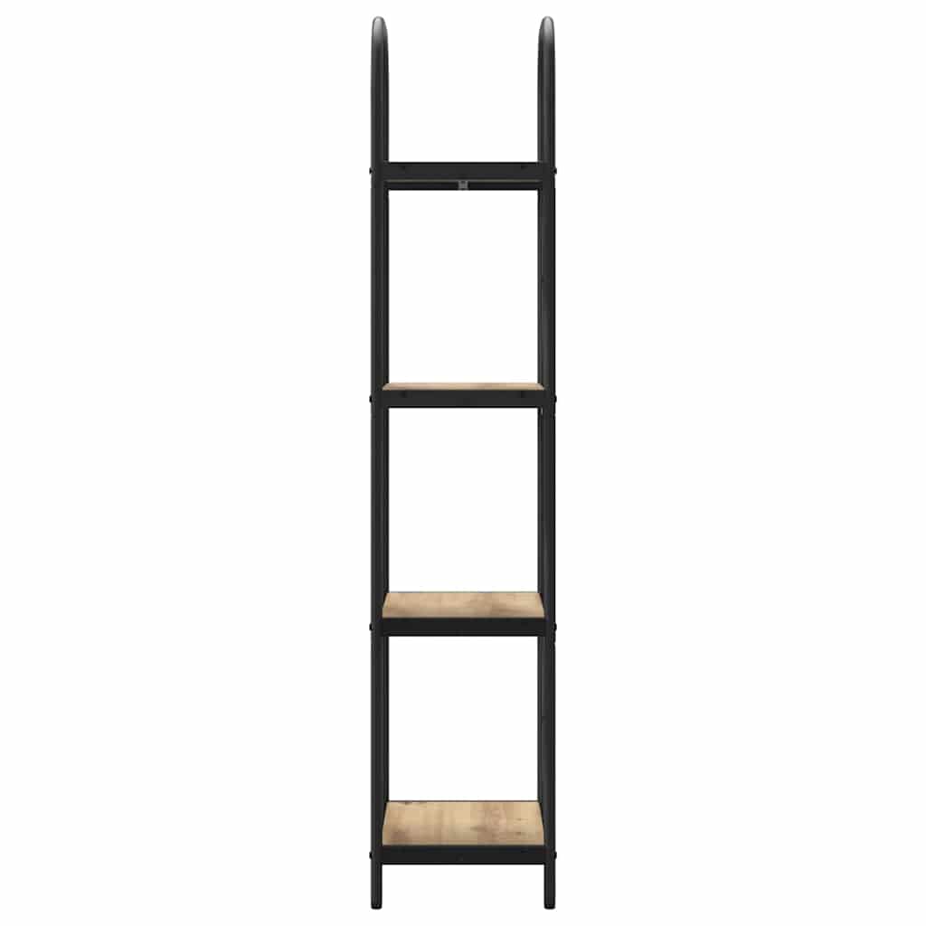 Polica 4 razina 40 x 30 x 146 cm Konstruirano drvo