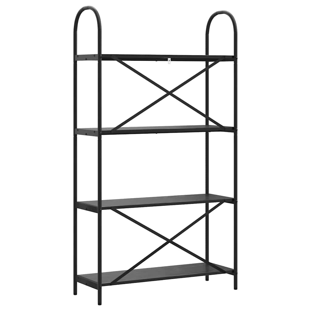 Polica Crni hrast 80 x 30 x 146 cm Konstruirano drvo