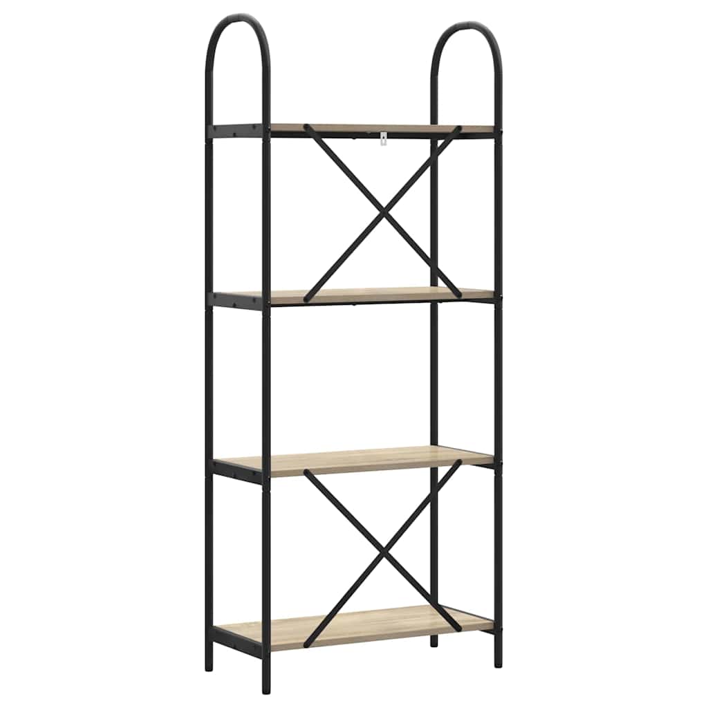 Polica Sonoma hrast 60 x 30 x 146 cm Konstruirano drvo