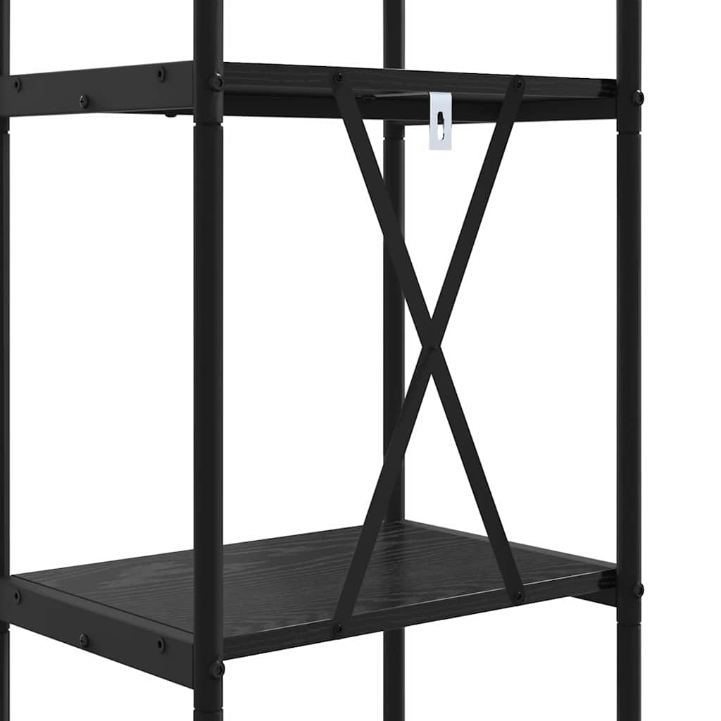 Polica Crni hrast 40 x 30 x 183 cm Konstruirano drvo