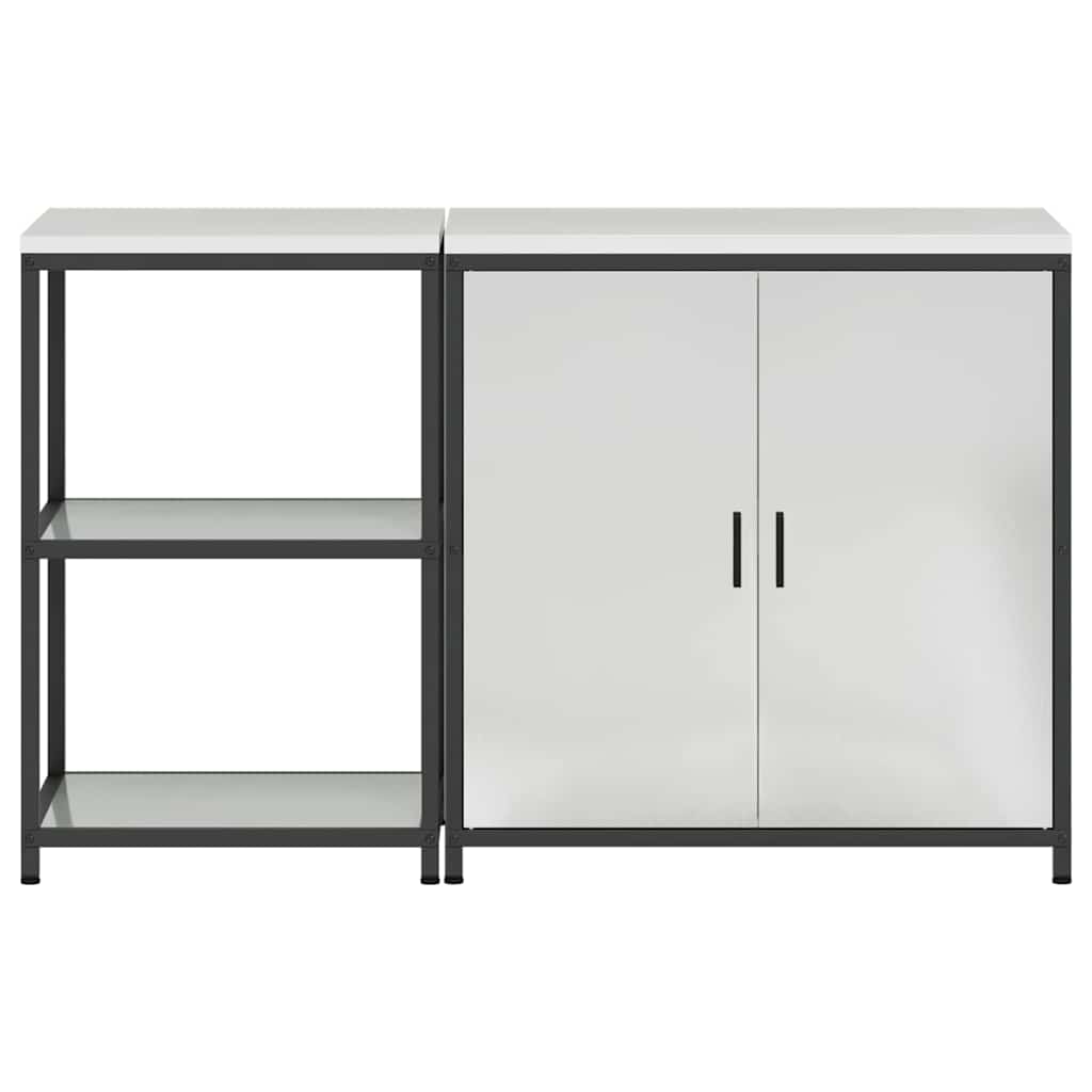 Kuhinjski set za pohranu HATTEM 2 pcs Srebrna Pocinčani čelik