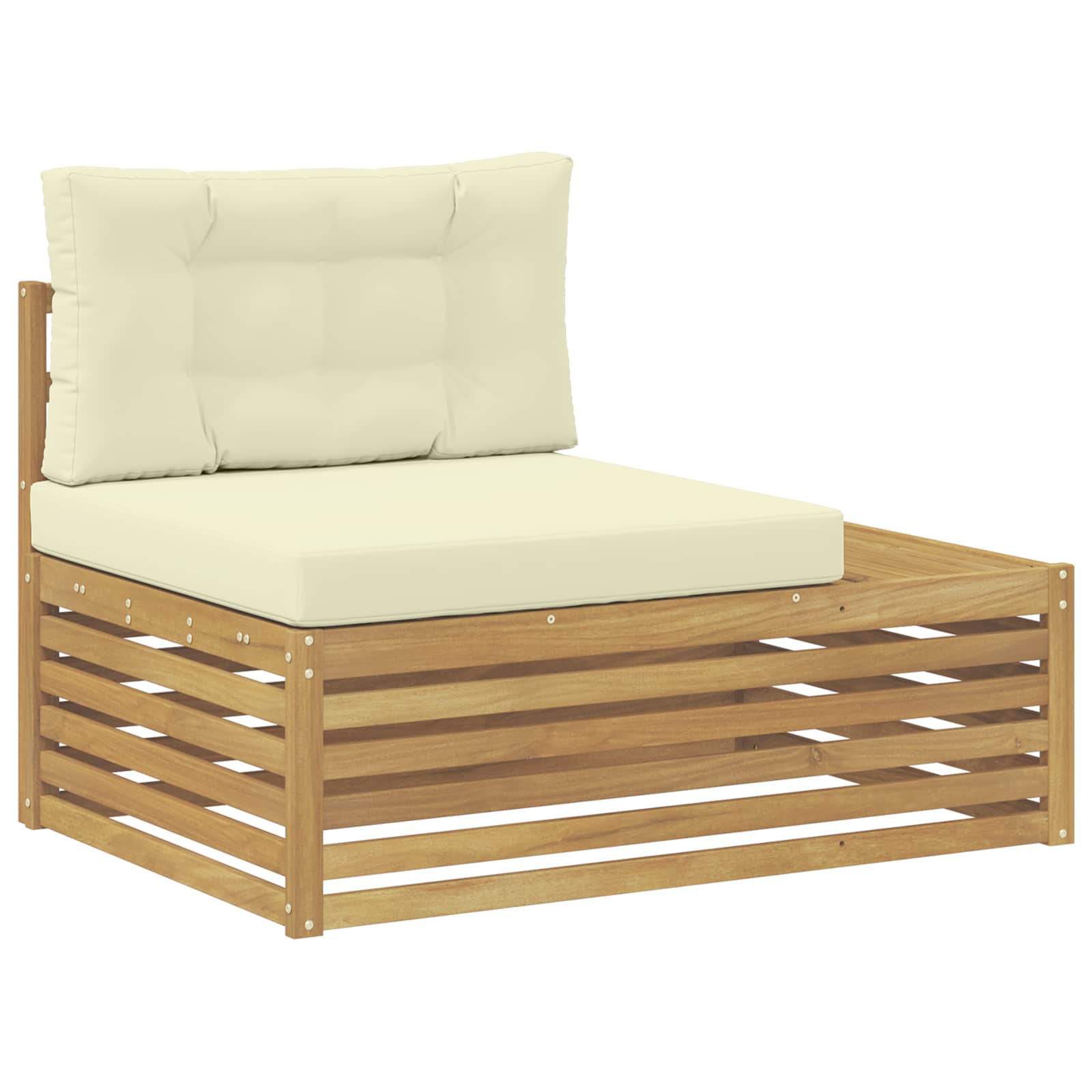 4 pcs Set vanjskih sofa Bijela