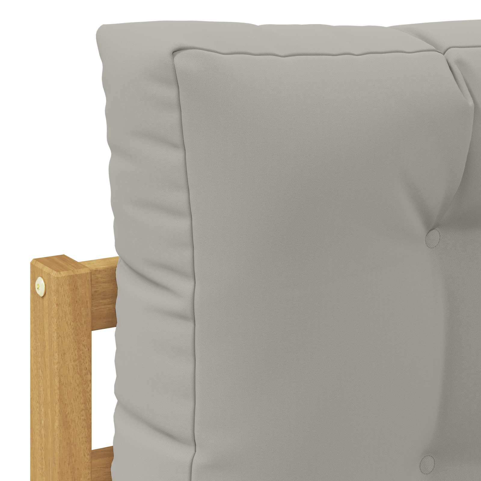8 pcs Set vanjskih sofa Poliester Bijela