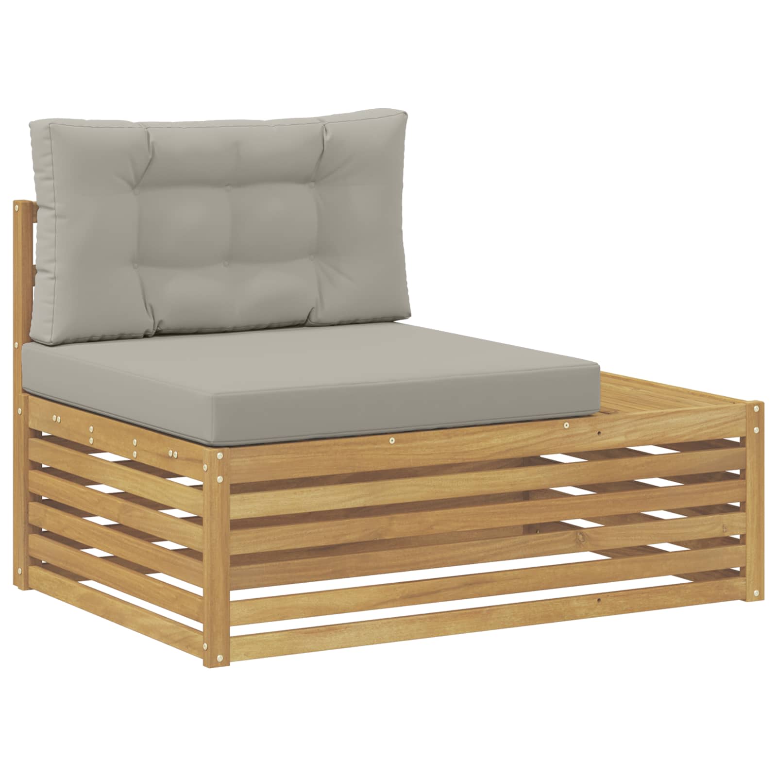 8 pcs Set vanjskih sofa Poliester Bijela