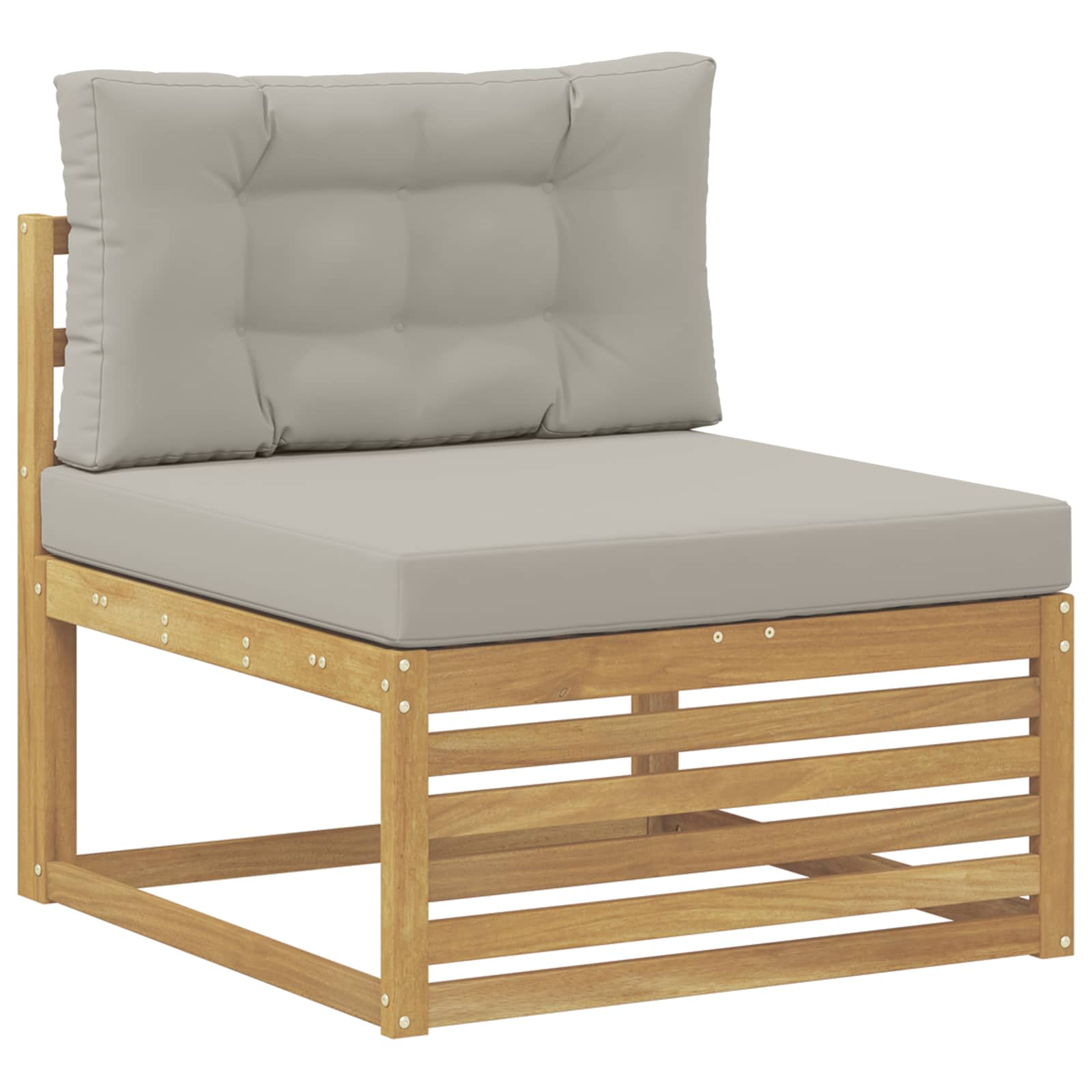 8 pcs Set vanjskih sofa Poliester Bijela