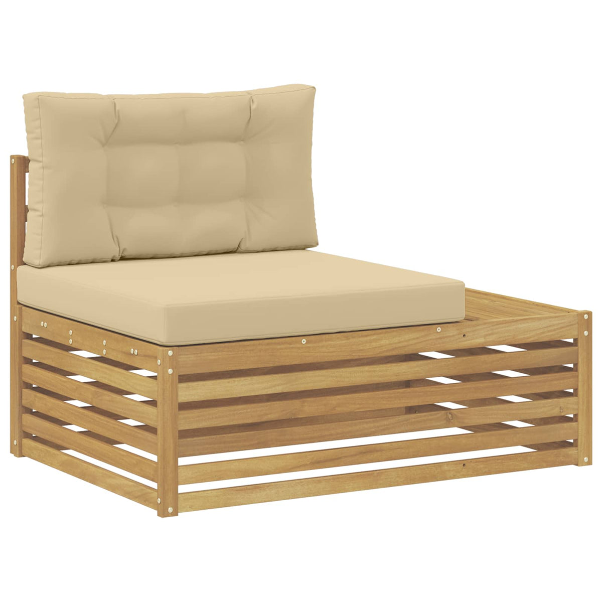 8 kom. Set vanjskih sofa Poliester Bijela