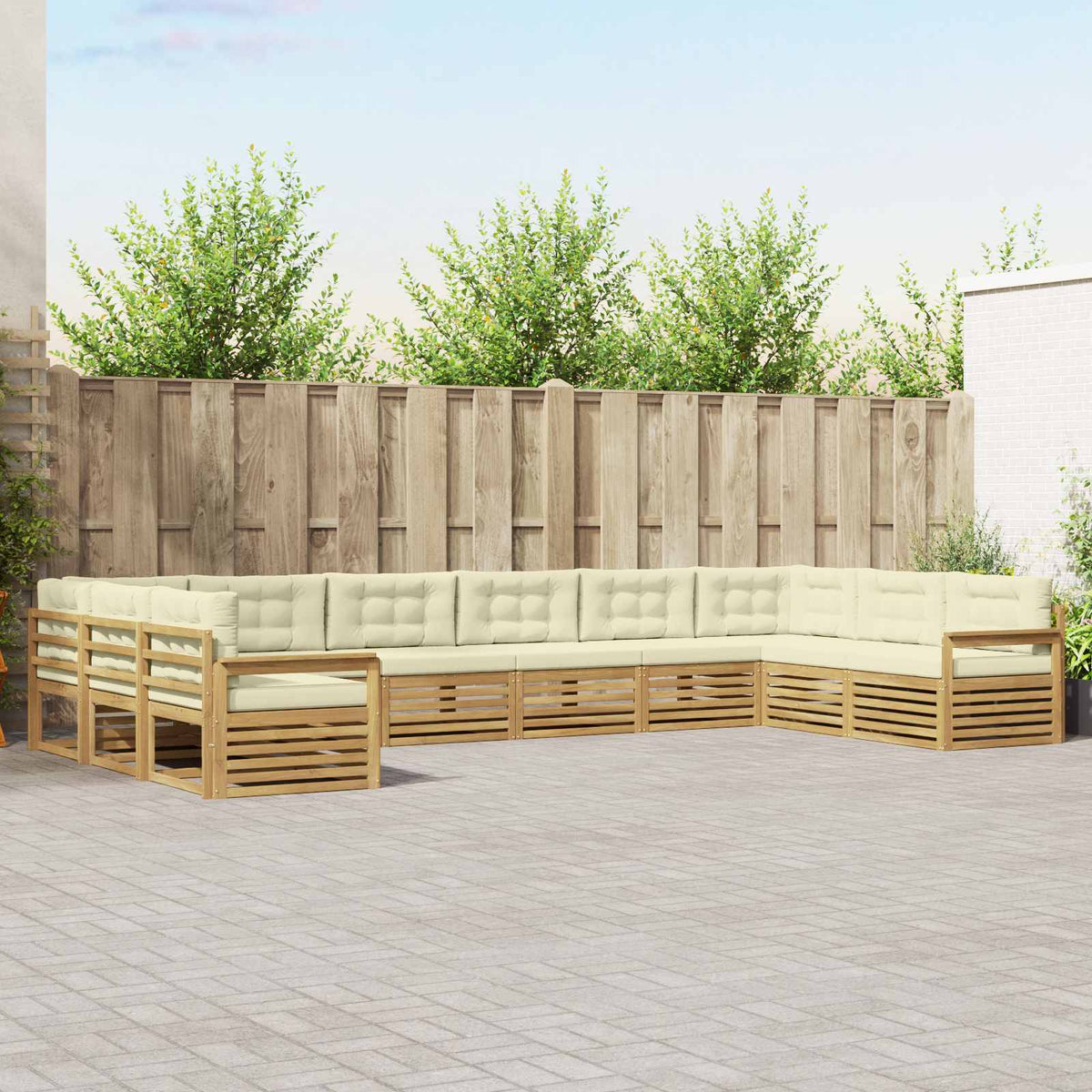 Setovi sofa 10 kom. Krem