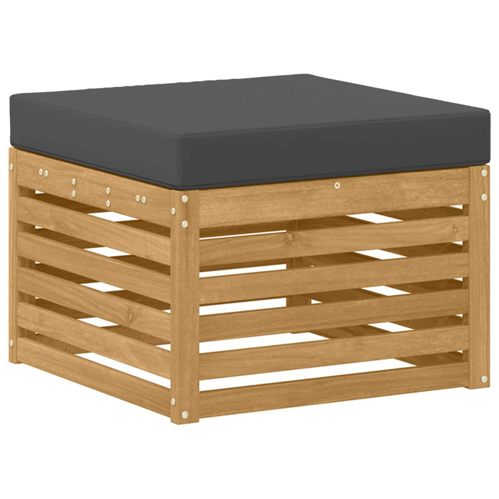 Set vanjskih sofa 8 pcs Bijela i antracit 59 x 59 x 37 cm