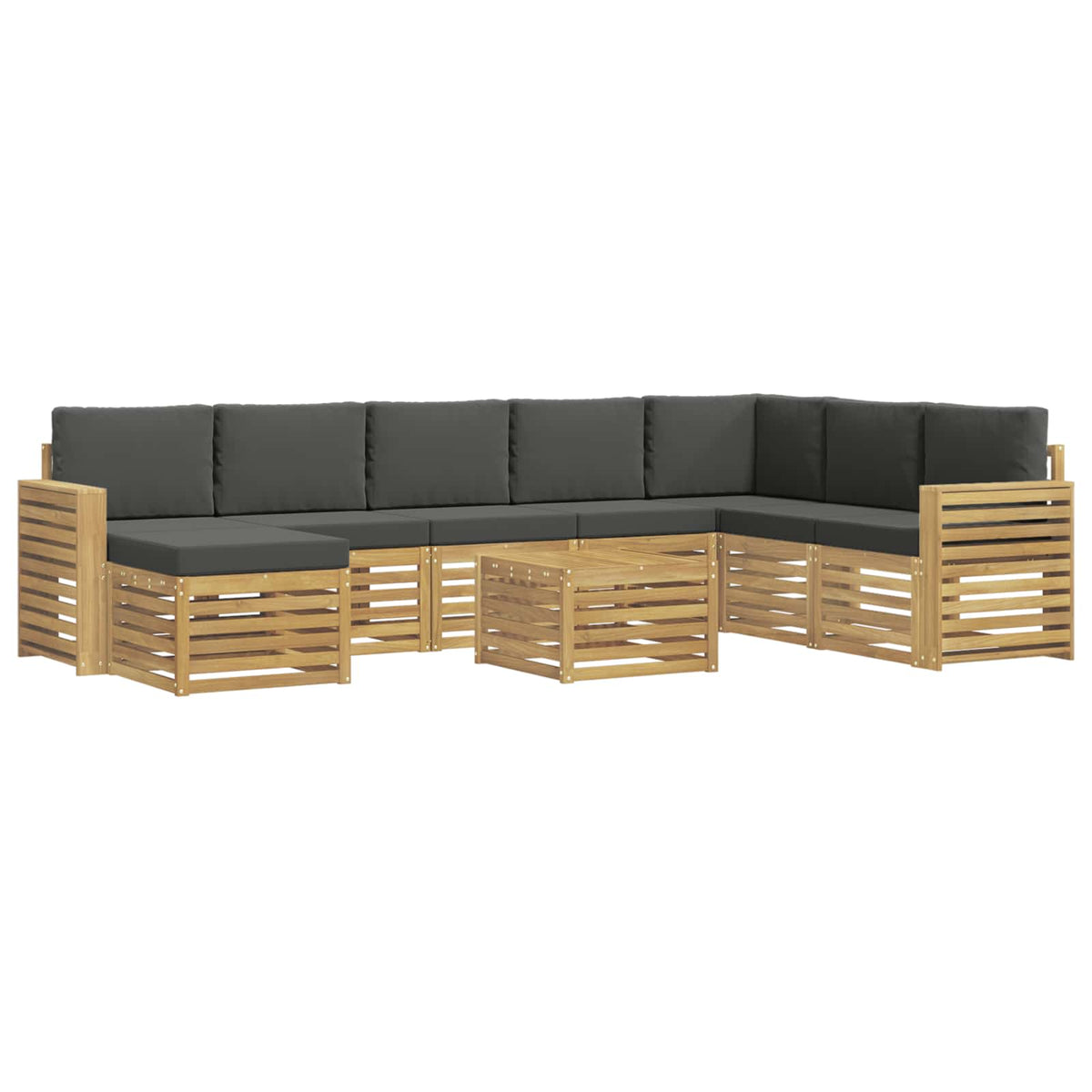 Setovi sofa Čvrsto drvo akacije