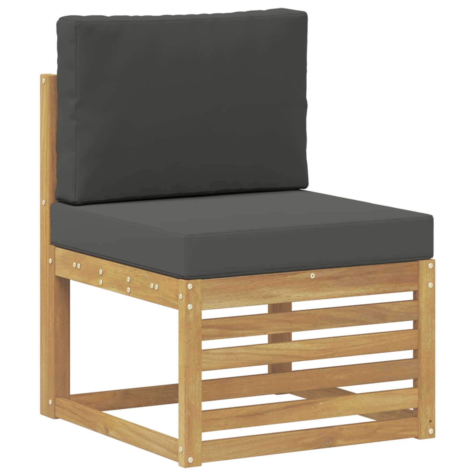 Set vanjskih sofa 7 pcs Bijela i Antracit 304 x 128,5 x 73 cm