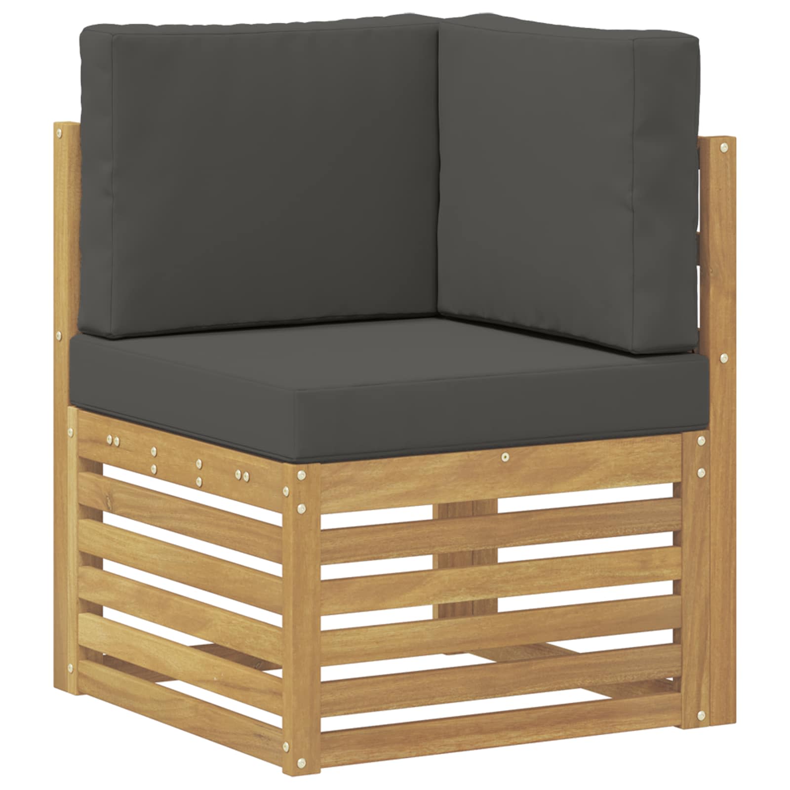 Set vanjskih sofa 7 pcs Bijela i Antracit 304 x 128,5 x 73 cm