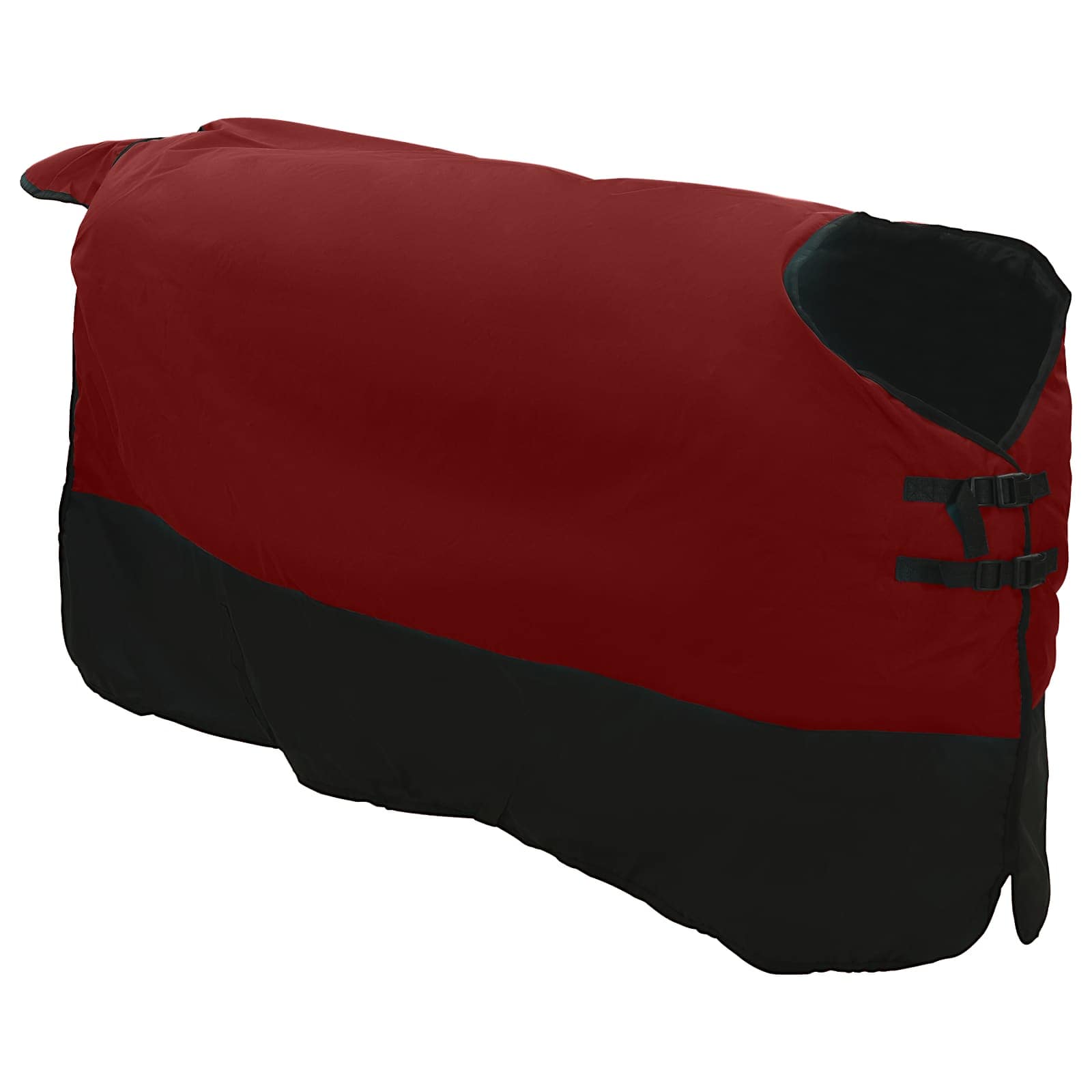 Pokrivač za konje Tamno zelena i crna 95 cm Poliester