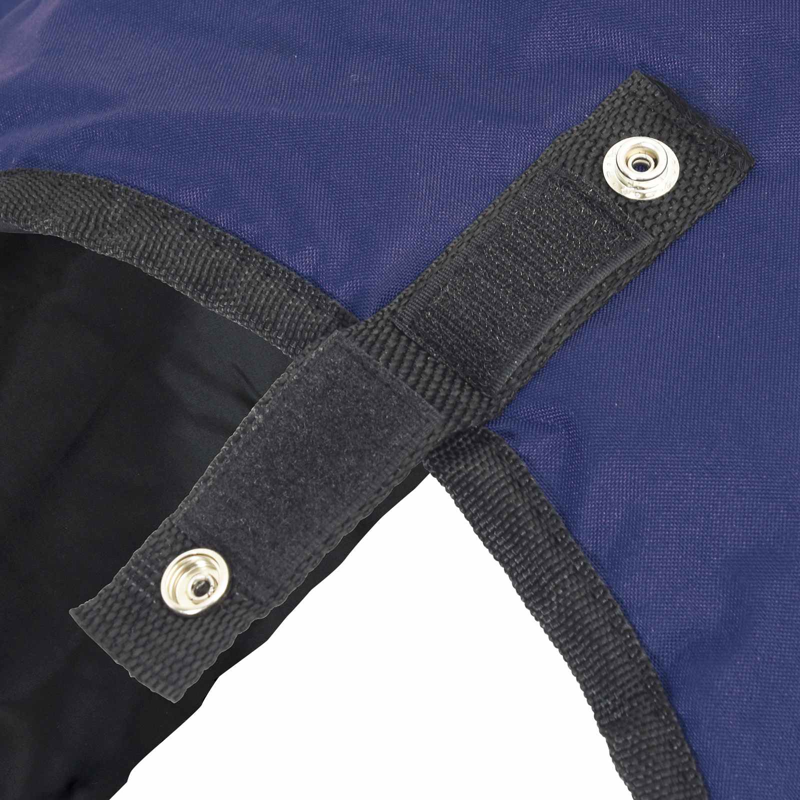 Pokrivač za konje Tamno zelena i crna 75 cm Poliester