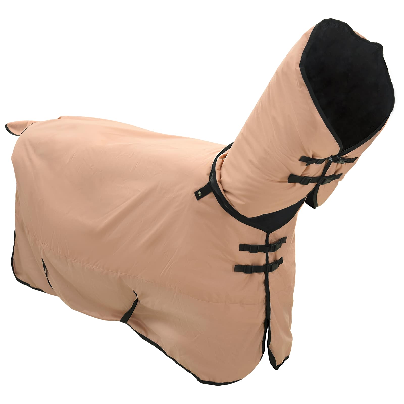 Pokrivač za konje Boja cappuccina 145 cm Poliester