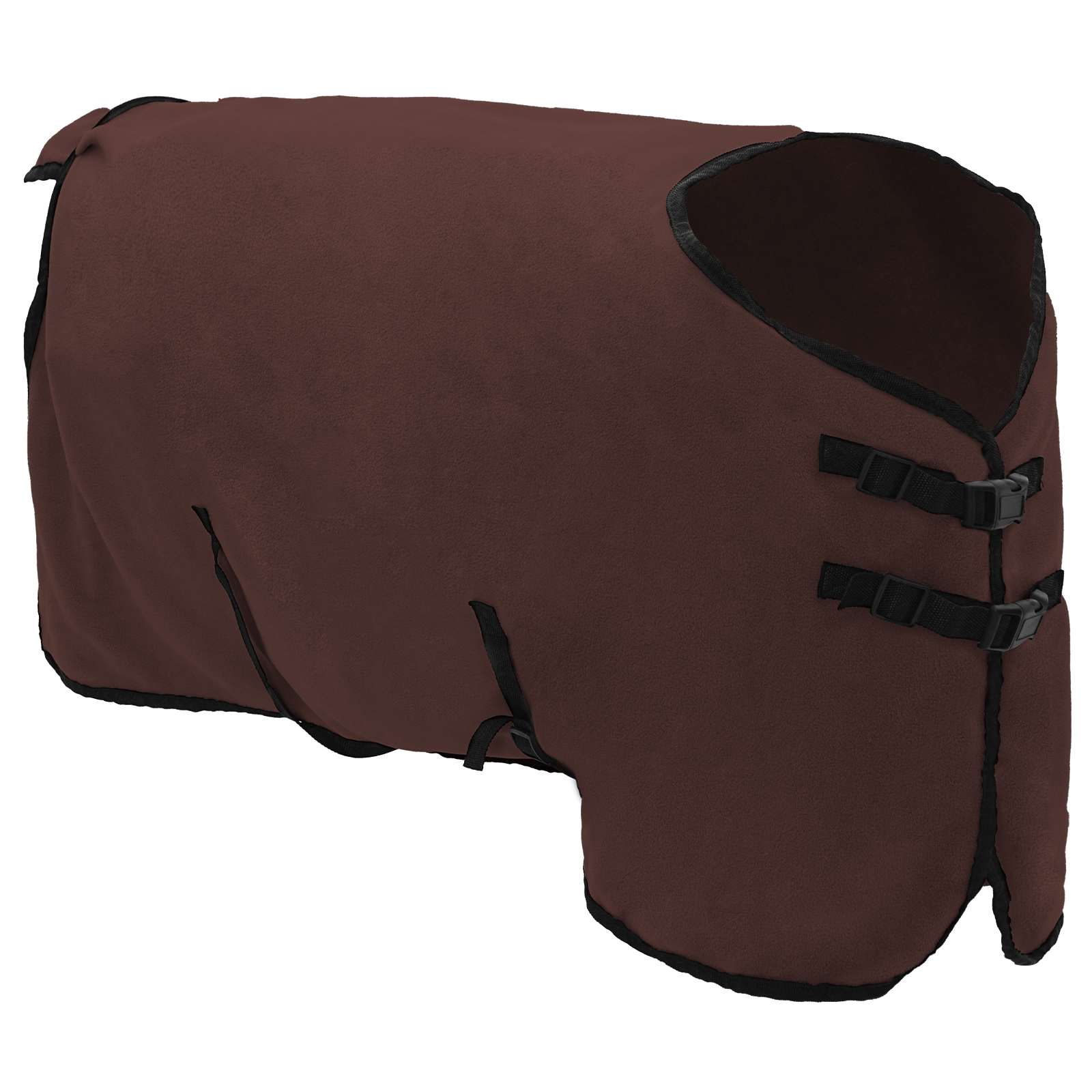 Pokrivač za konje Puni tamnosmeđi 75 cm Poliester