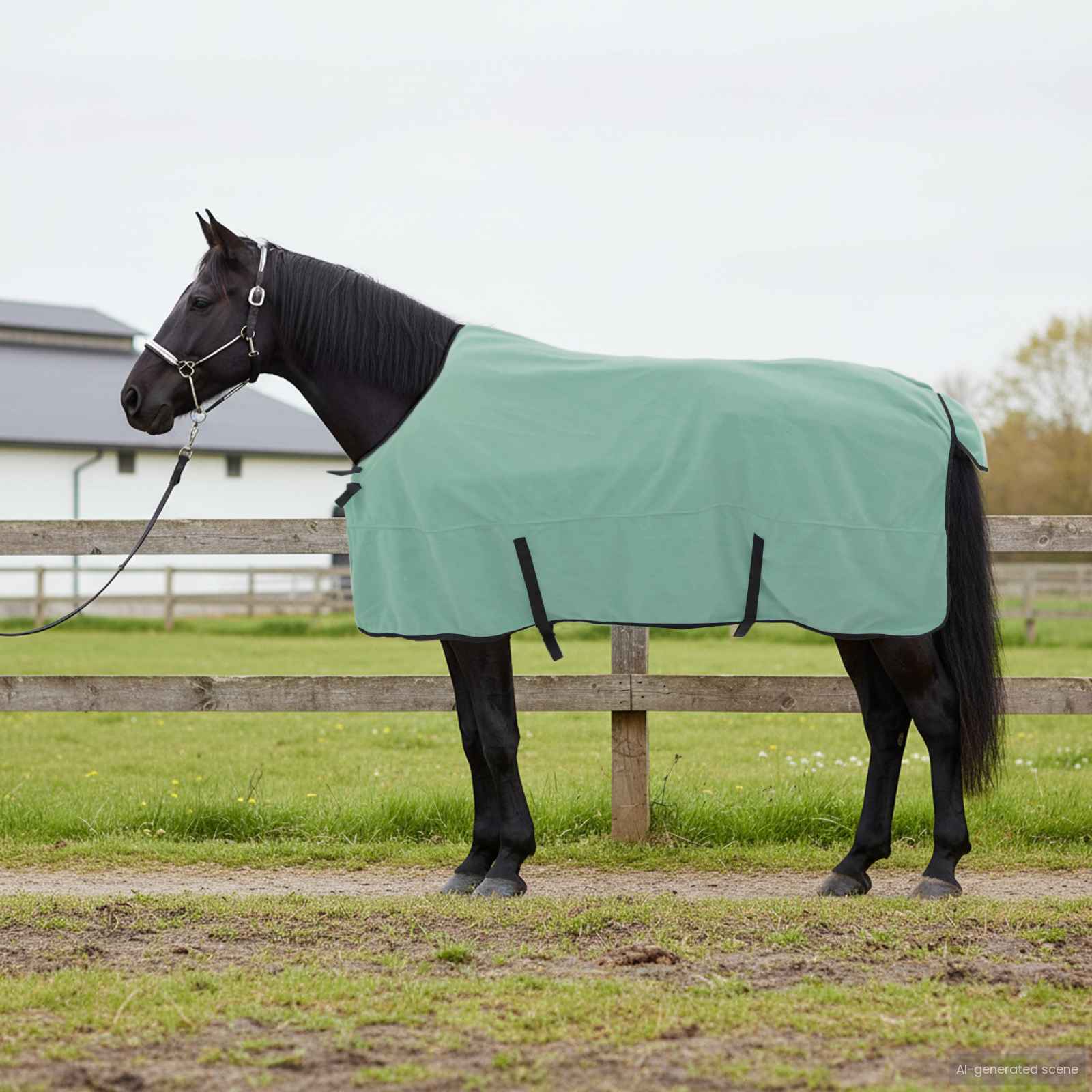 Pokrivač za konje Specijalna zelena 145 cm Poliester