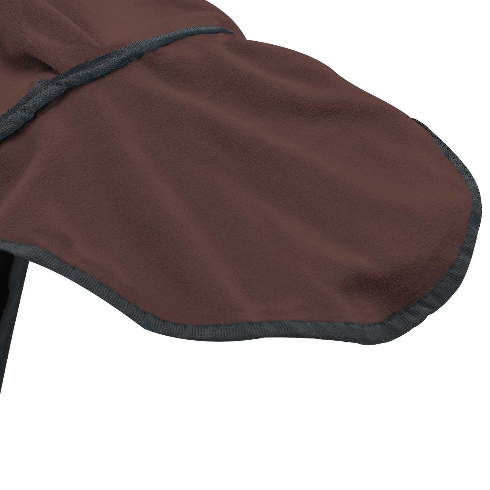 Pokrivač za konje Puni tamnosmeđi 135 cm Poliester