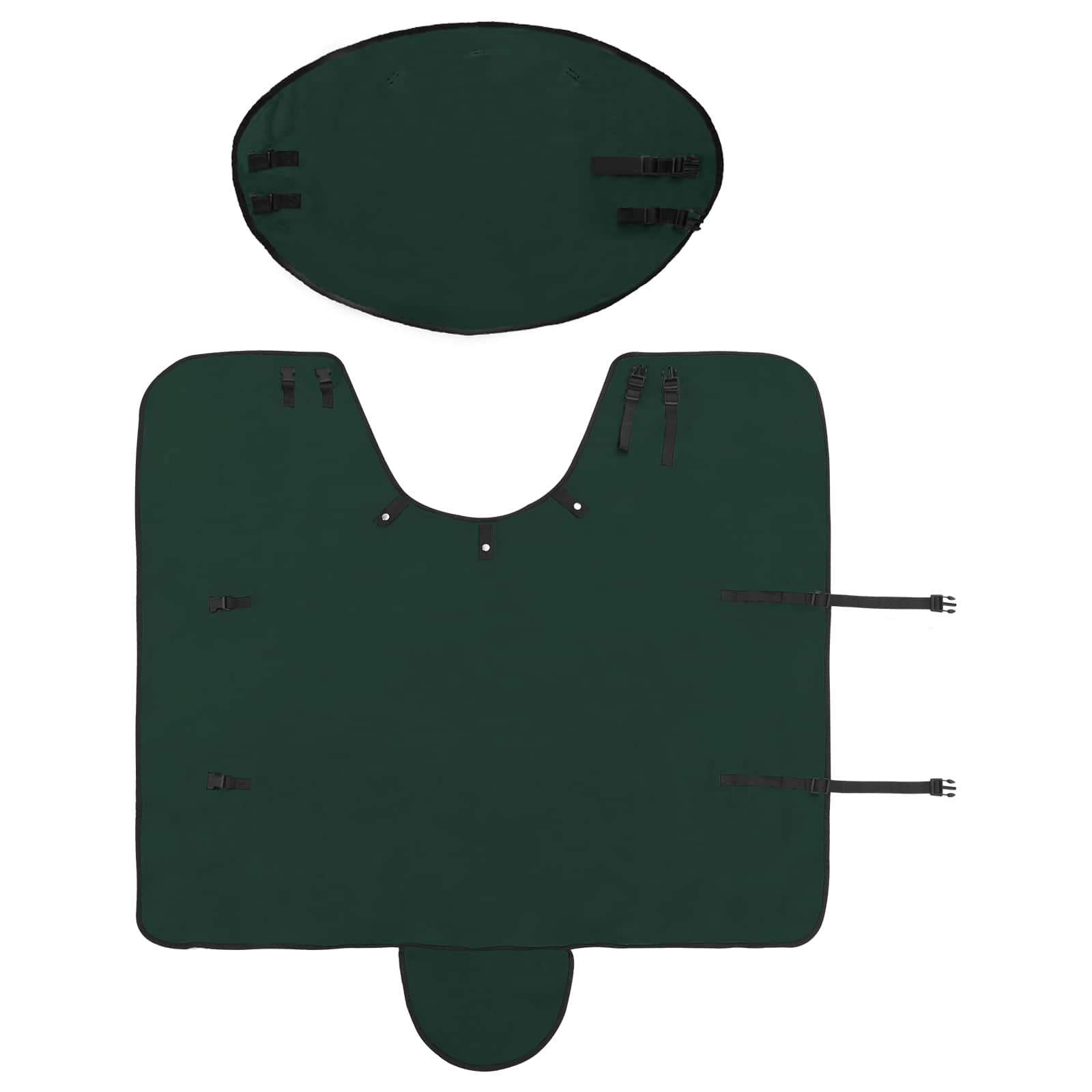 Pokrivač za konje Cjela tamno zelena 75 cm Poliester