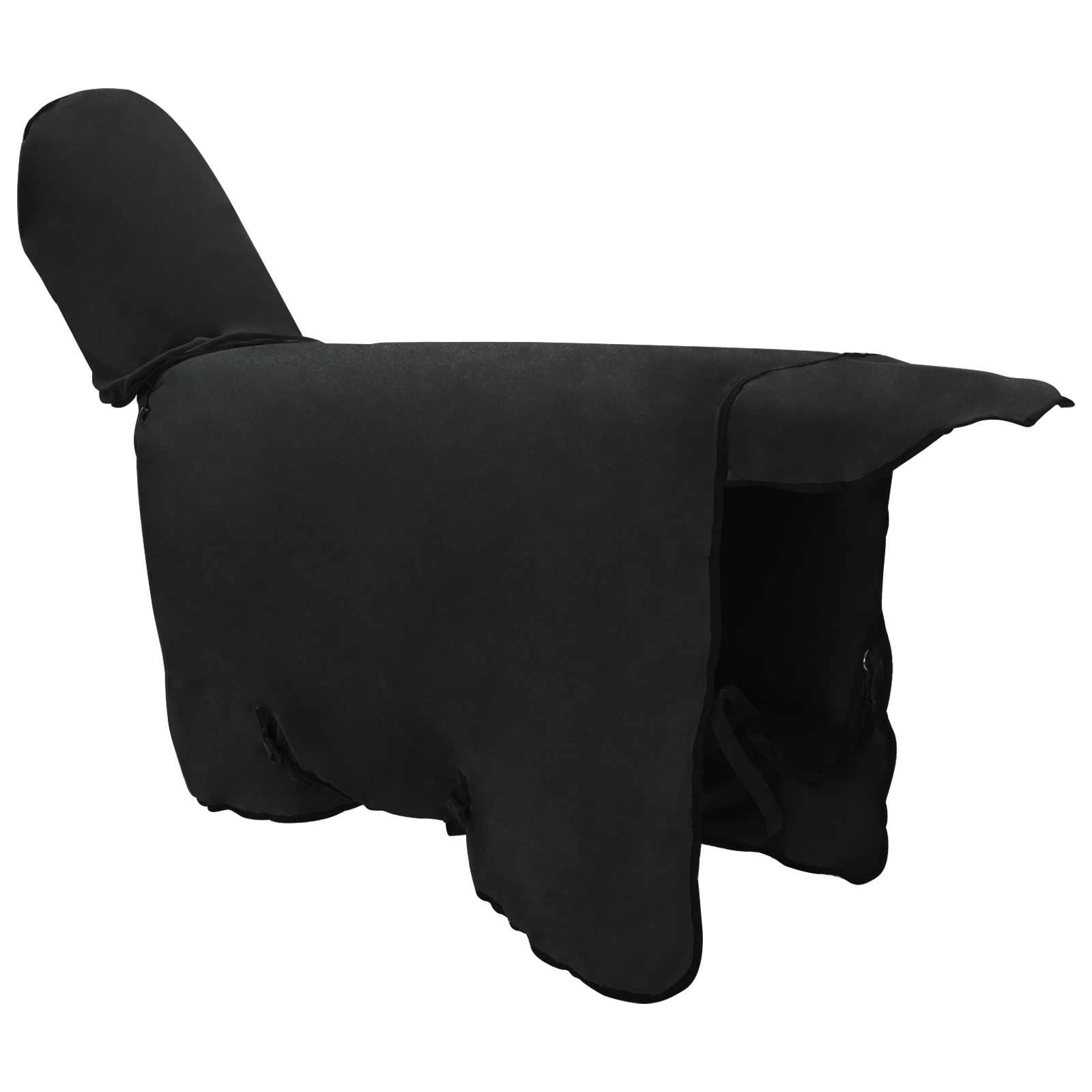 Pokrivač za konje Crna 75 cm Poliester