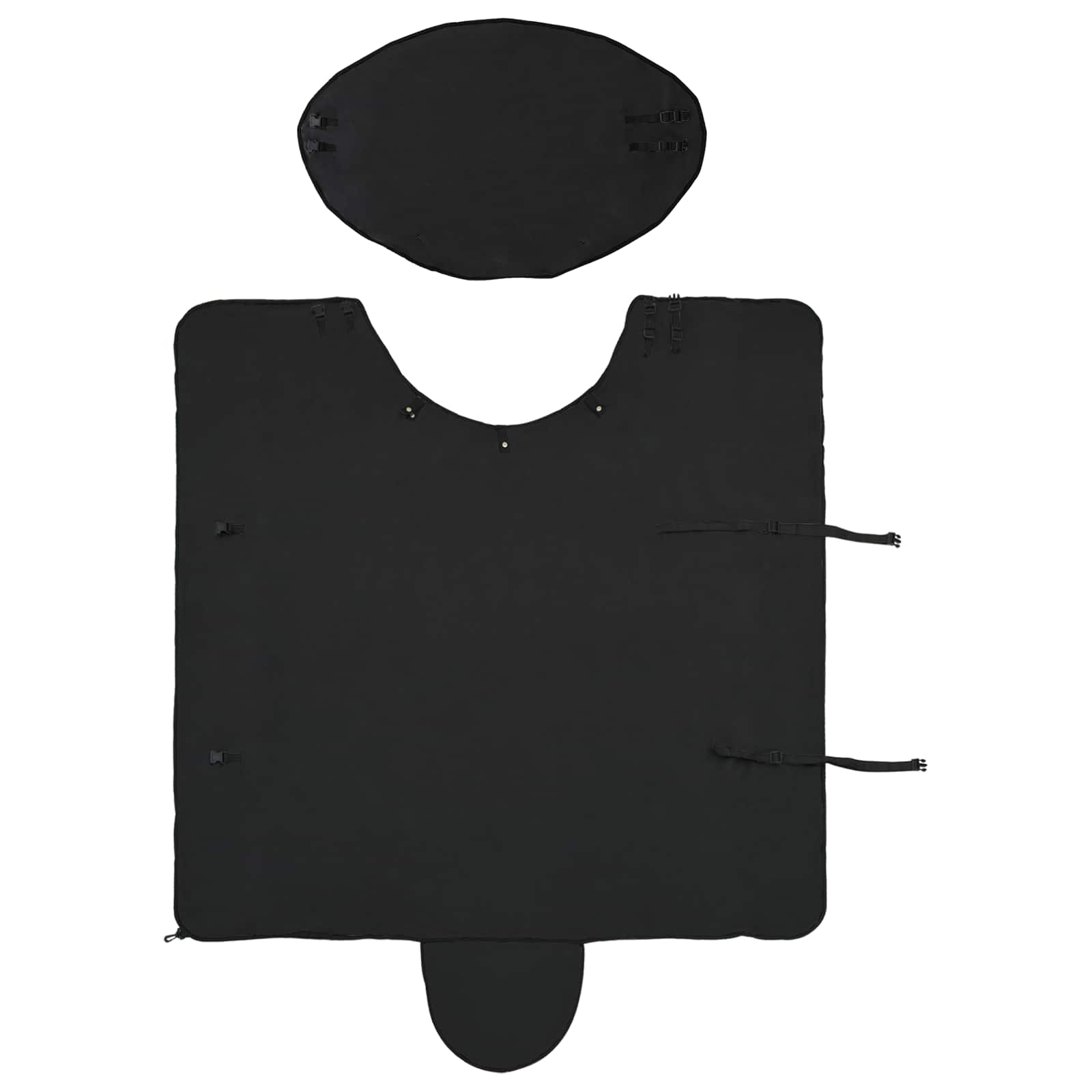 Pokrivač za konje Crna 85 cm Poliester