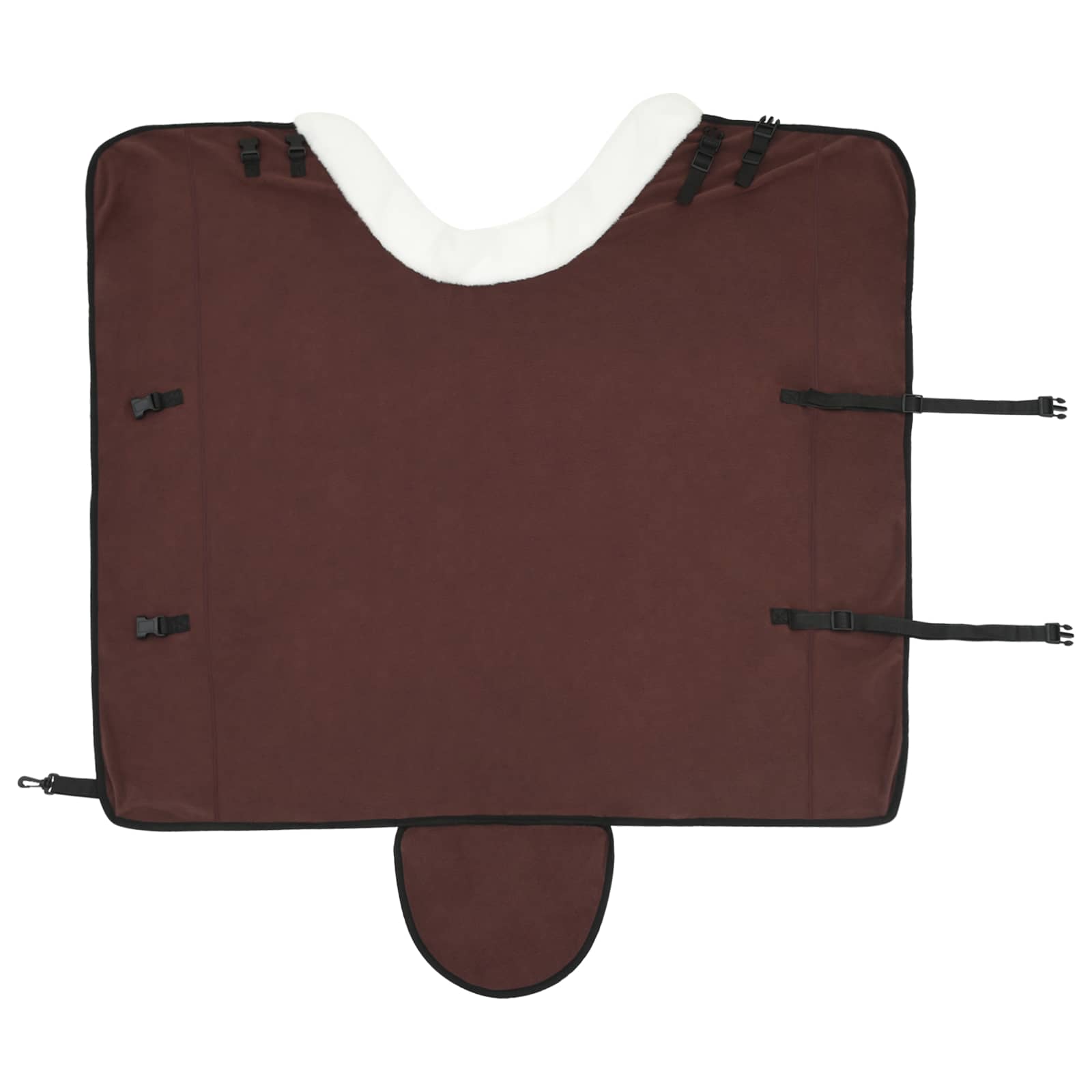 Pokrivač za konje Puni tamnosmeđi 135 cm Polartec