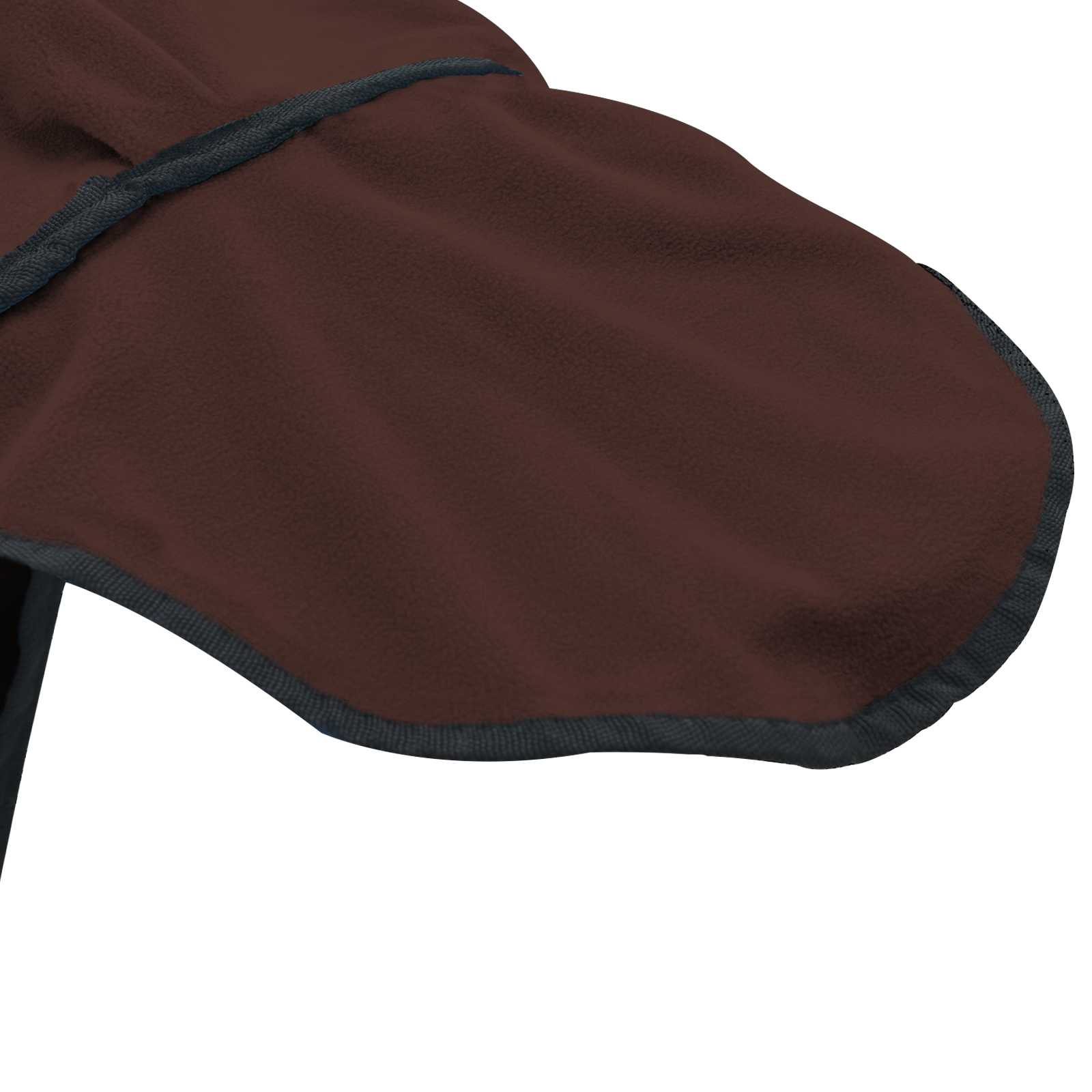Pokrivač za konje Puni tamnosmeđi 155 cm Polartec