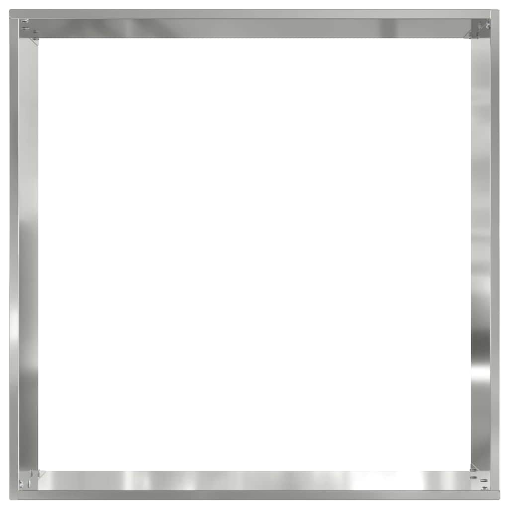 Ograda oko Travnjaka Srebrno 40 x 40 x 13 cm Cinkani čelik