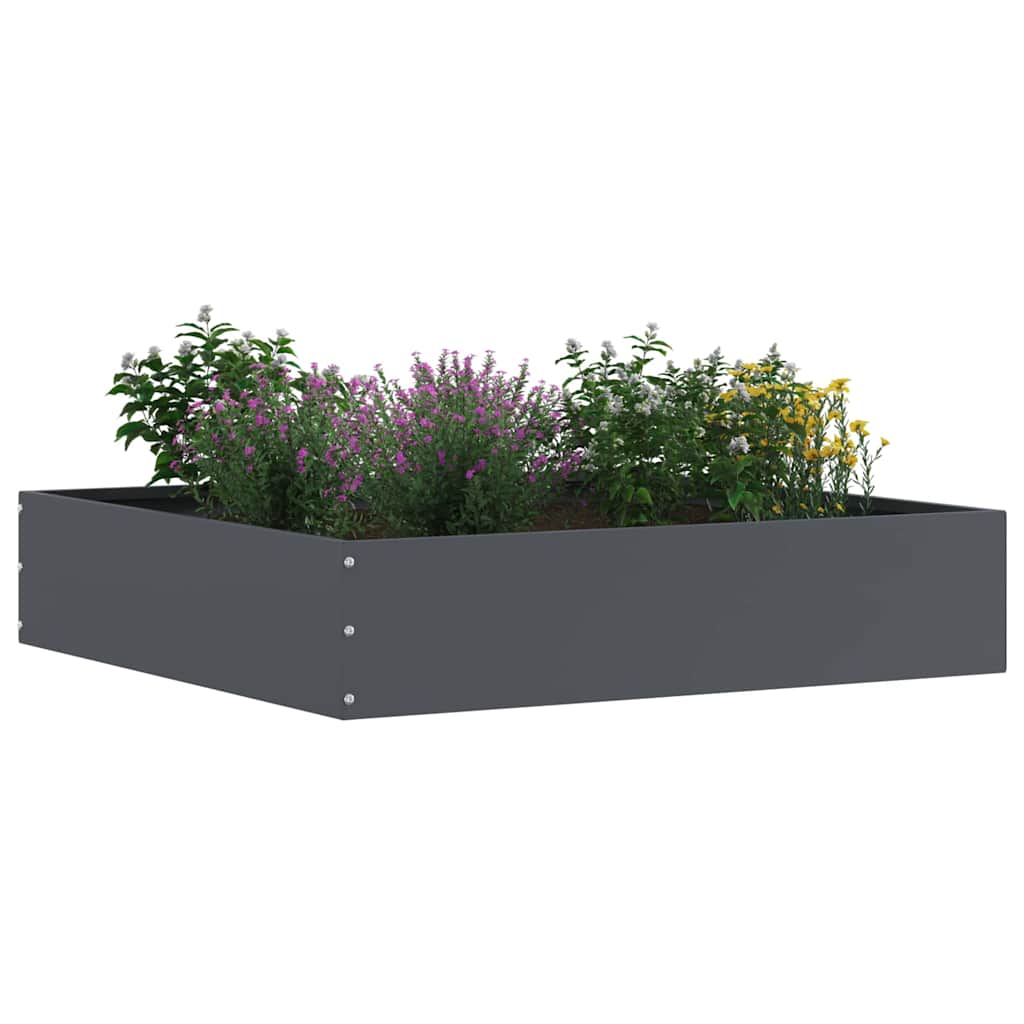 Ograda oko Travnjaka 6 pcs Antracit 60 x 60 x 13 cm Čelik