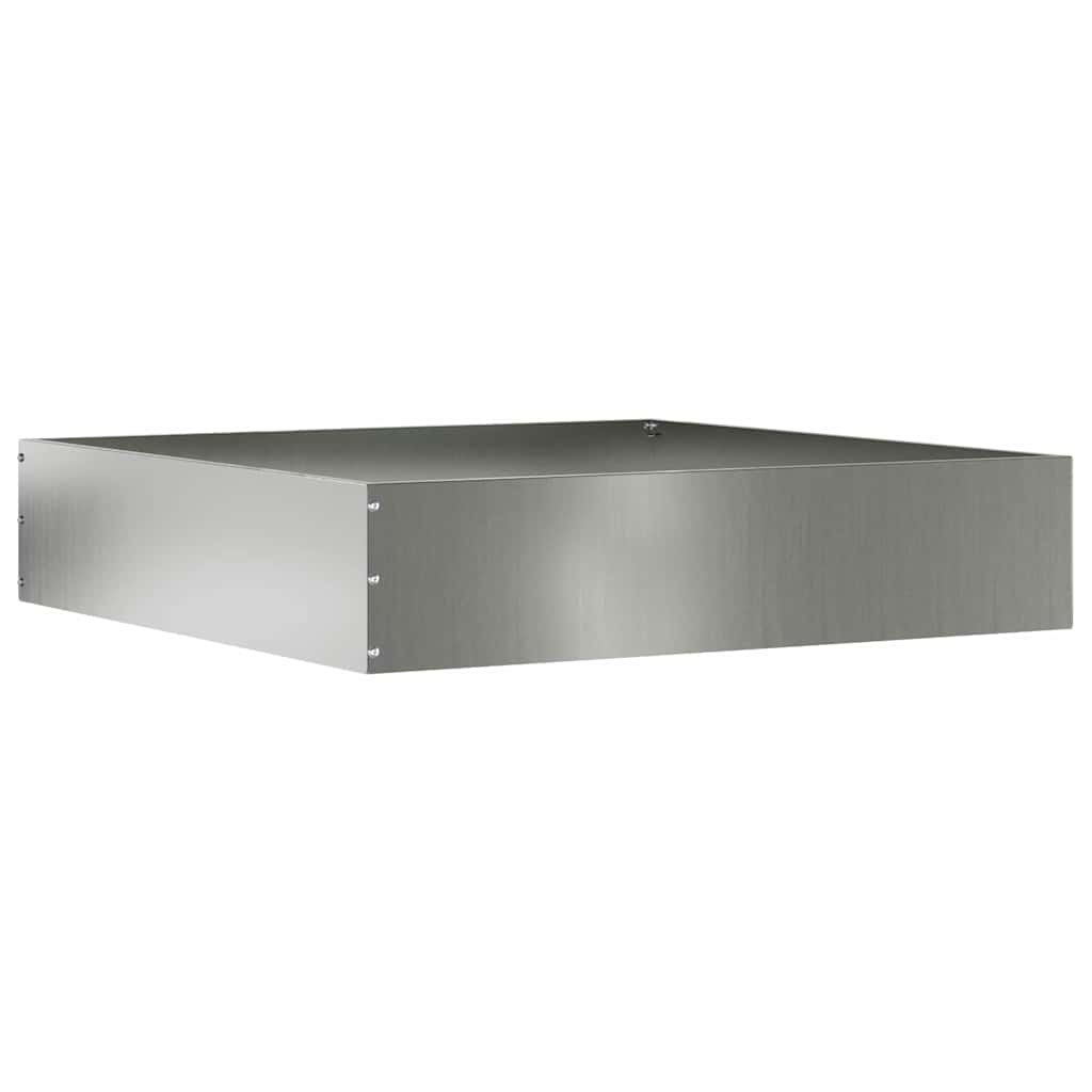 Ograda oko Travnjaka 6 pcs Srebrno 60 x 60 x 13 cm