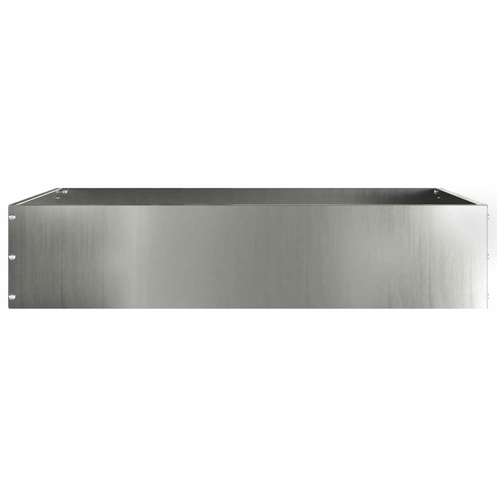 Ograda oko Travnjaka 6 pcs Srebrno 60 x 60 x 13 cm