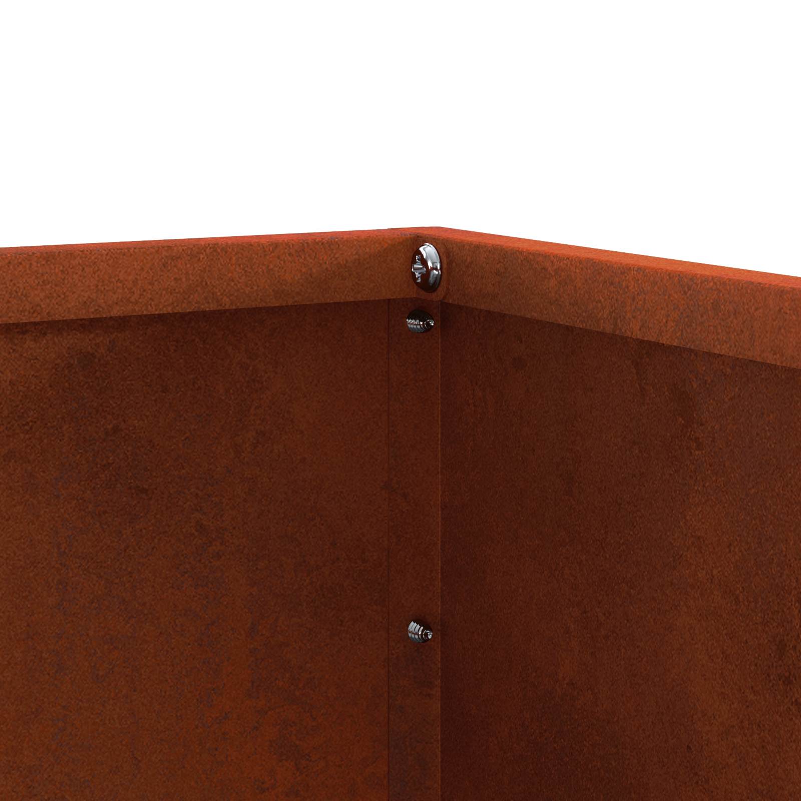 Ograda oko Travnjaka 6 pcs Rđa 60 x 60 x 13 cm