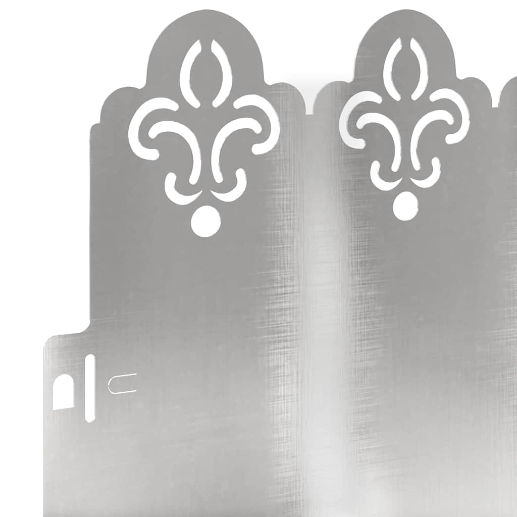 Rubnjaci za travnjak 20 pcs Srebrno 103 x 0,05 x 22 cm