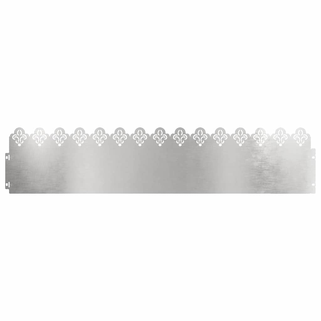 Rubnjaci za travnjak 30 pcs Srebrno 103 x 0,05 x 22 cm