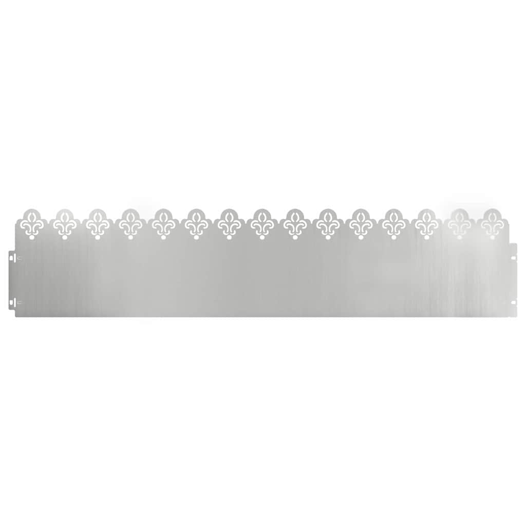 Rubnjaci za travnjak 30 pcs Srebrno 103 x 0,05 x 22 cm