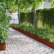 Rubnjaci za travnjak 10 pcs Rđa 103 x 0,05 x 22 cm