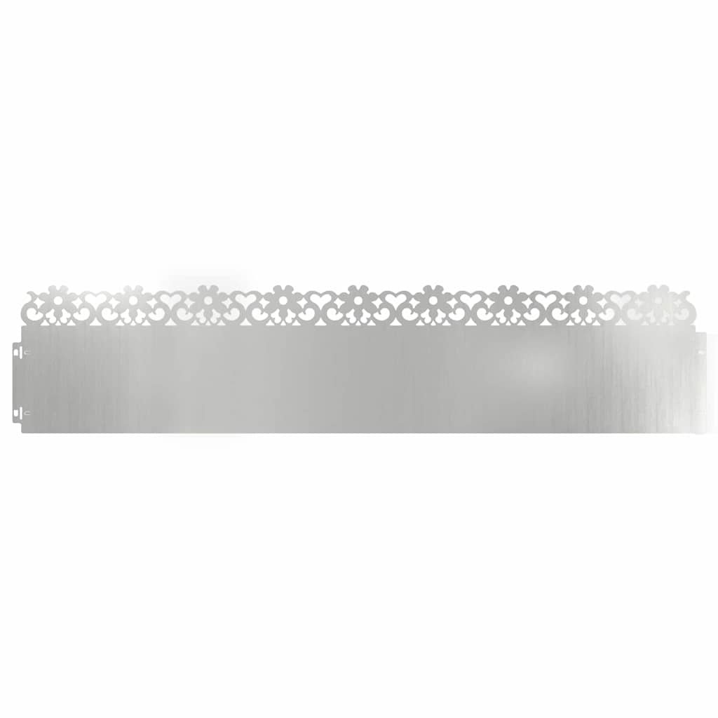 Rubnjaci za travnjak 20 pcs Srebrno 103 x 0,05 x 22 cm