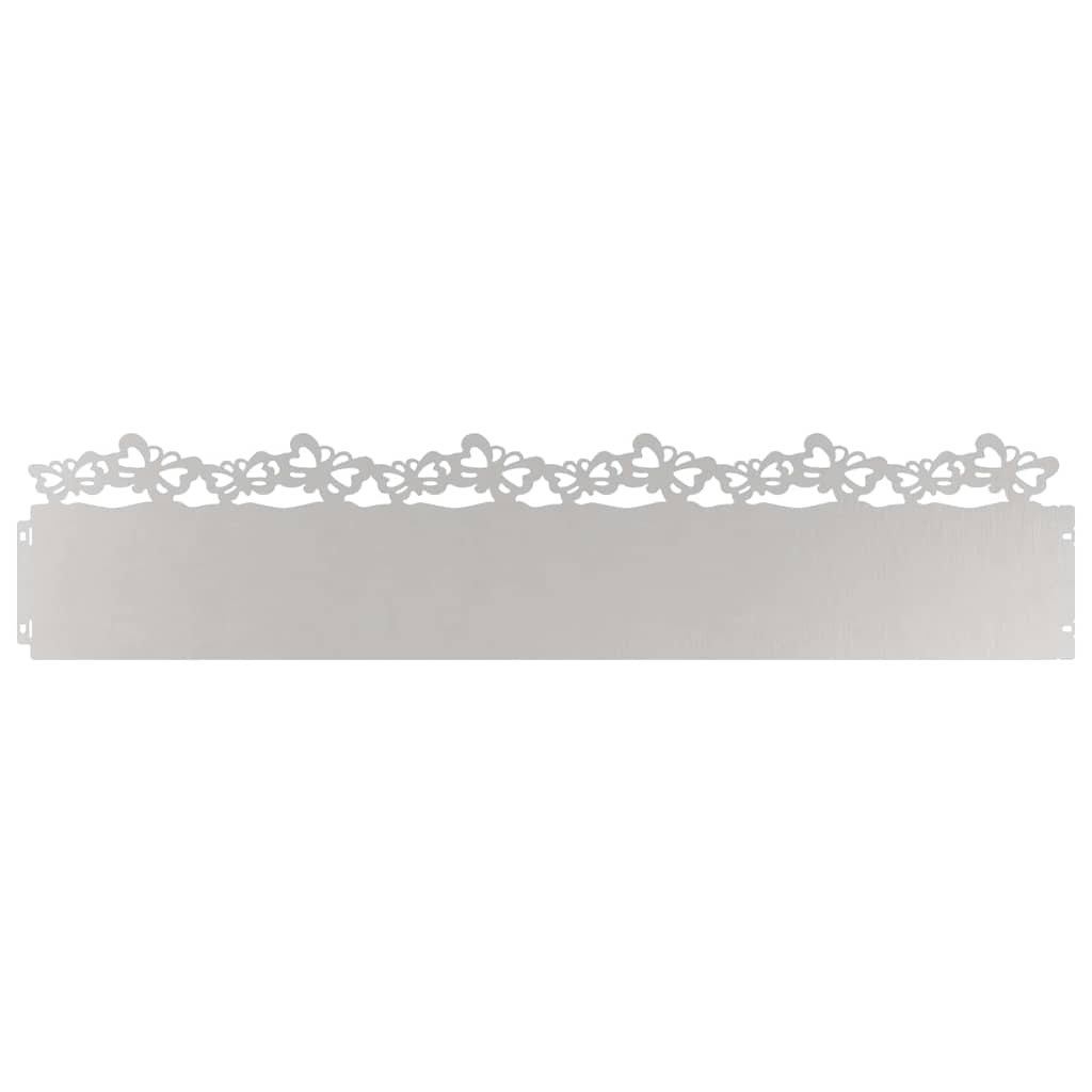 Rubnjaci za travnjak 20 pcs Srebrno 103 x 0,05 x 22 cm