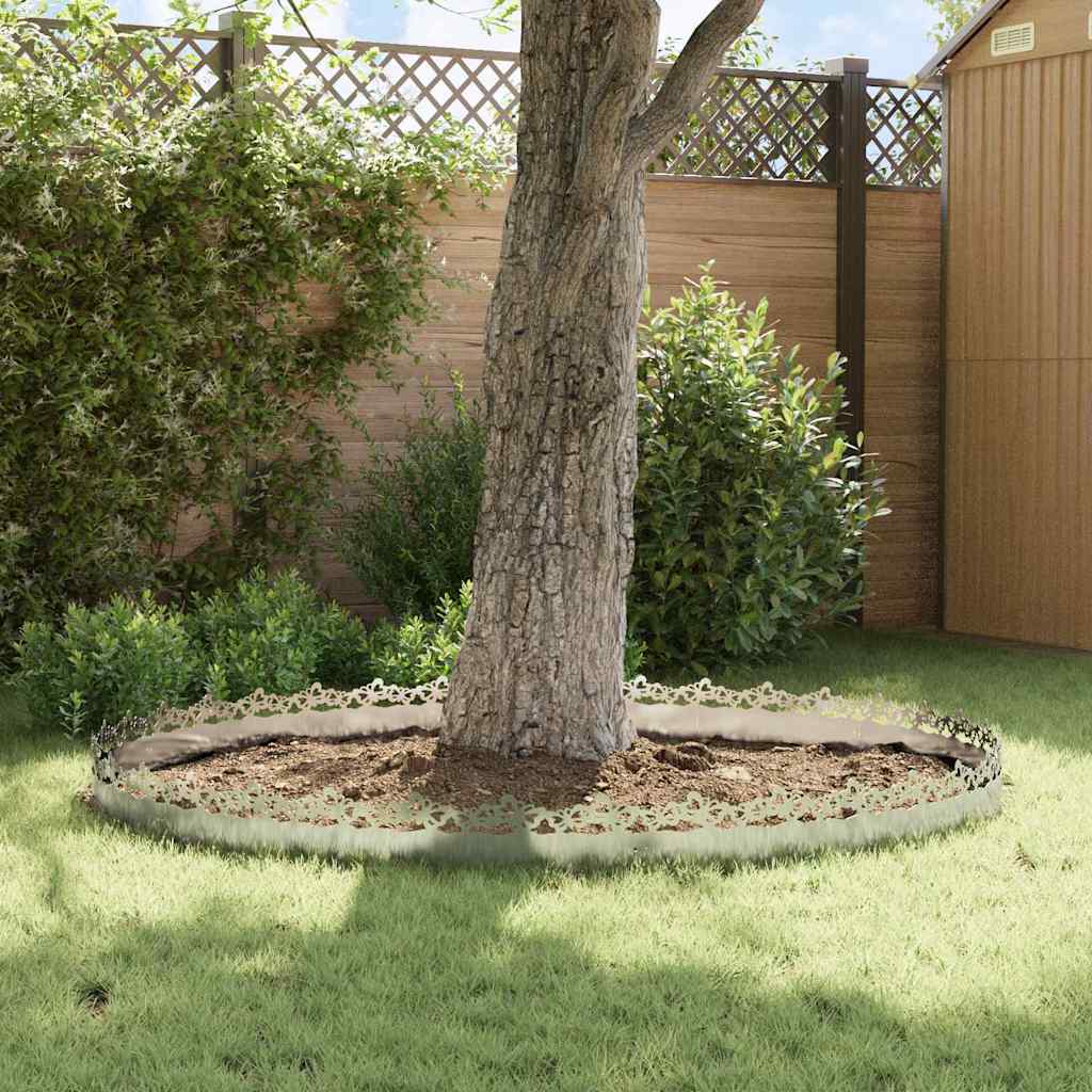 Rubnjaci za travnjak 30 pcs Srebrno 103 x 0,05 x 22 cm