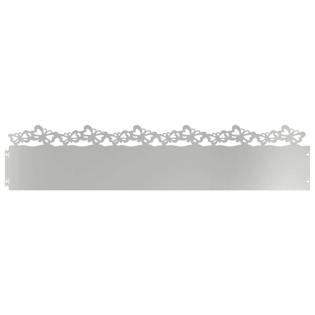 Rubnjaci za travnjak 20 pcs Srebrno 103 x 0,05 x 22 cm
