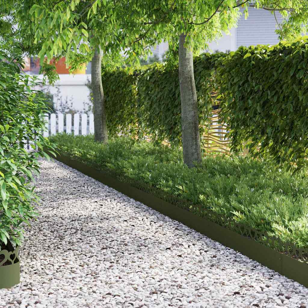 Rubnjaci za travnjak 30 pcs Maslinasto zelena