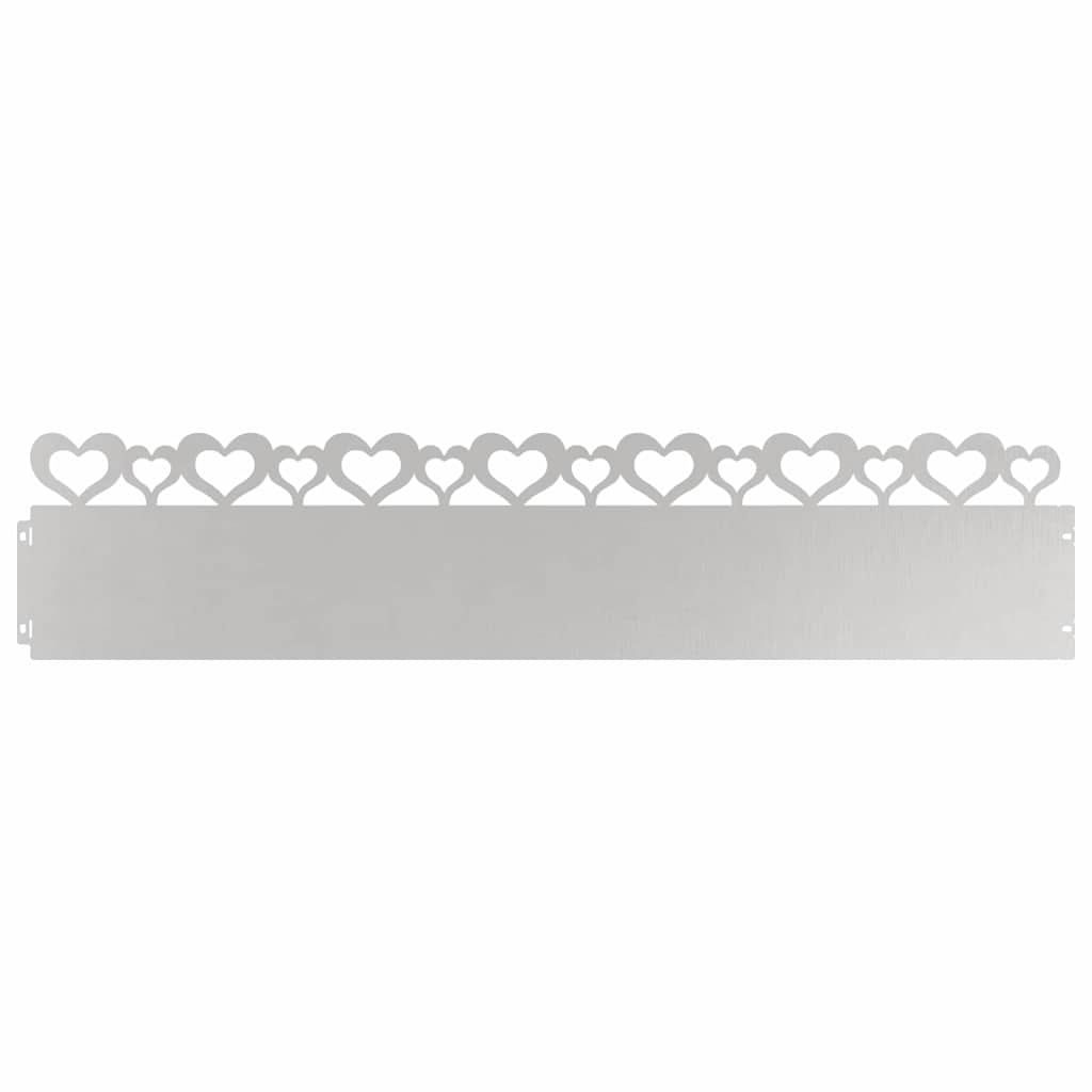 Rubnjaci za travnjak 30 pcs Srebrno 103 x 0,05 x 22 cm